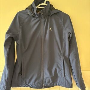 Equestrian 82 Horze coat ladies size 8US dark blue with black lining riding wear
